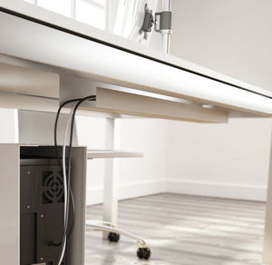 Metallkabelkanal / Schreibtisch / für professionellen Gebrauch