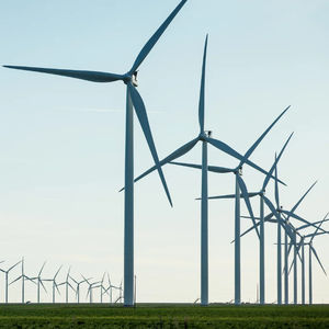 Horizontalachsen-Windkraftanlage 1