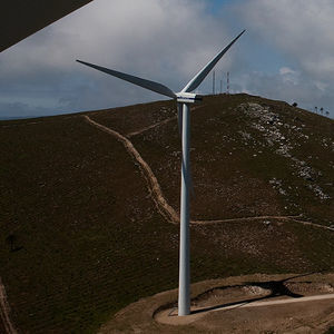 Horizontalachsen-Windkraftanlage 1