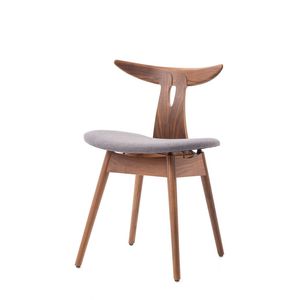 Stuhl / skandinavisches Design / Polster / Massivholz