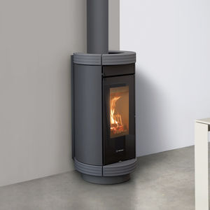 Holz-Kaminofen - ANNA EASY - THERMOROSSI - modern / Stahl / Gusseisen