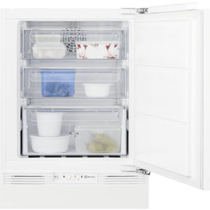 weißer Gefrierschrank