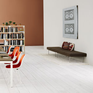 modulare Polsterbank / modern / Stoff / Stahl