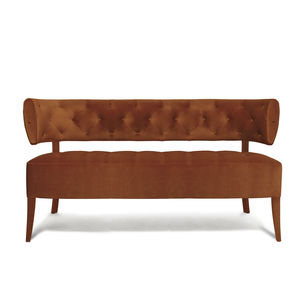 modernes Sofa / Samt / Contract / 2 Plätze