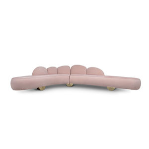halbrundes Sofa