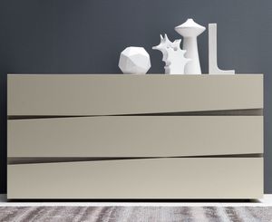 moderne Kommode / aus Eiche / persönlich angepasste Farbe