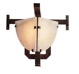 Wandleuchte / Art Deco / Metall / Halogen / von Pierre Chareau