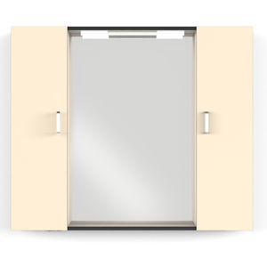 Badezimmerschrank mit Spiegel / mit integrierter Beleuchtung