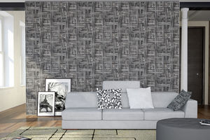 Design-Tapete / Vintage / Motiv / 3-D Effekt
