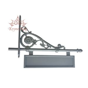 wandmontierter Werbeträger / Außenbereich / Werbung / Metall
