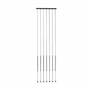 wandmontierter Garderobenständer / modern / Metall / Objektmöbel