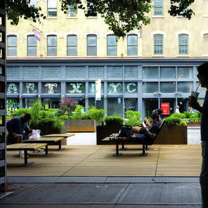 Stahl-Parklet