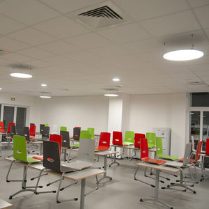 Hängeleuchte / LED / rund / Aluminium