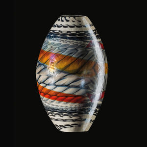 Vase / originelles Design / Muranoglas / handgefertigt