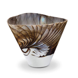 Vase / originelles Design / Muranoglas / handgefertigt