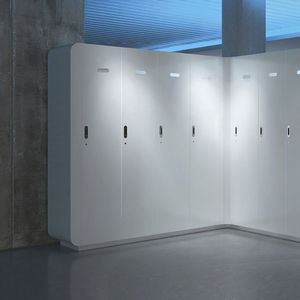 Edelstahl-Garderobenschrank