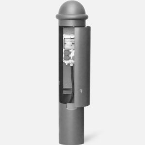 Halteverbot-Sperrpfosten / Stromversorgung / für Wasserversorgung / verzinkter Stahl