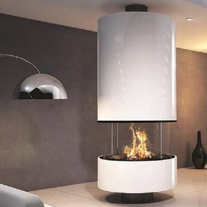 Holzkamin - LEA 998 - JC BORDELET - modern / geschlossene Feuerstelle