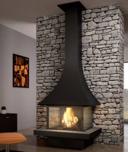 Holzkamin - CALISTA 917 - JC BORDELET - modern / geschlossene