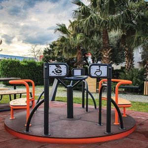 Spielplatz-Drehgerät / Kinder