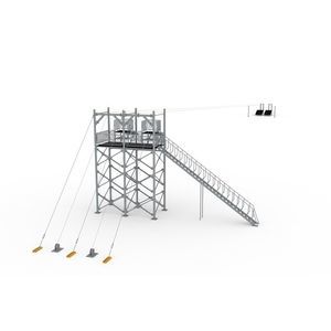 Seilbahn für Spielplatz