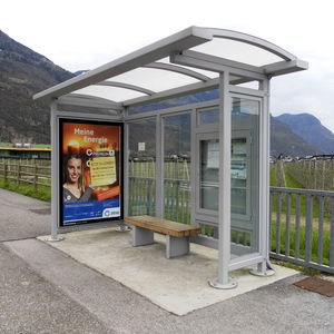 Aluminium-Buswartehalle
