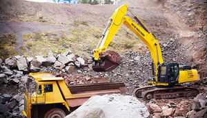 Bagger auf Raupen 1