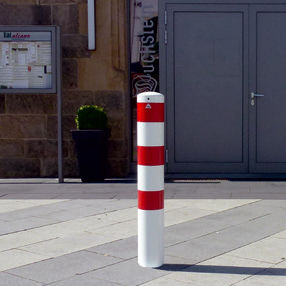 Sicherheits-Sperrpfosten / Stahl / abnehmbar / hoch