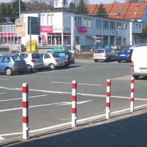 Sicherheits-Sperrpfosten / Stahl / abnehmbar / hoch