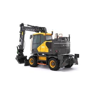 Bagger mit Gummireifen 1