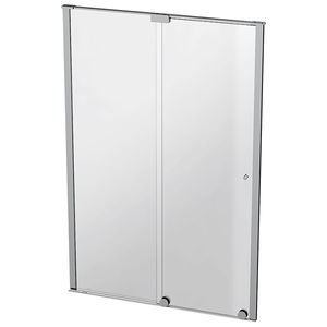 Schiebeduschwand / für Nischen / Glas / für Hotelzimmer