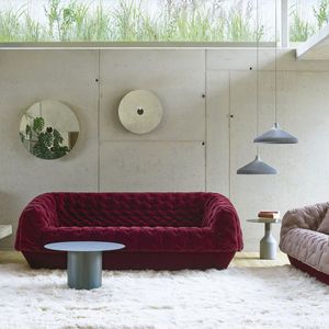 modernes Sofa / Stoff / 2 Plätze / 3 Plätze