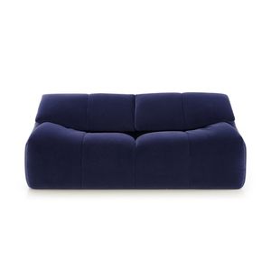 modernes Sofa / Stoff / Polyurethanschaum / 2 Plätze