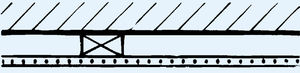 Gips-Zwischendecke