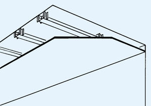 Gips-Zwischendecke