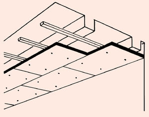 Gips-Zwischendecke