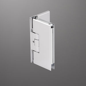 Glastüren-Scharnier / für Duschen / Metall / mit 2 Klingen