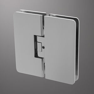 Glastüren-Scharnier / für Duschen / Metall / mit 2 Klingen