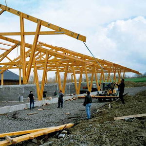 Brettschichtholz-Rahmenträger 1