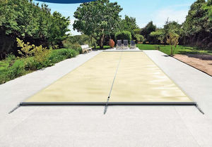Poolabdeckung Stoff / Stab