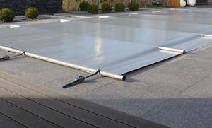 Poolabdeckung Stoff / Stab