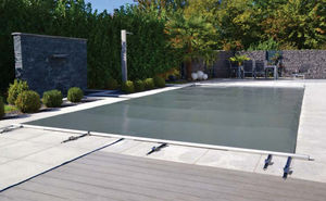 Poolabdeckung Stoff / Stab