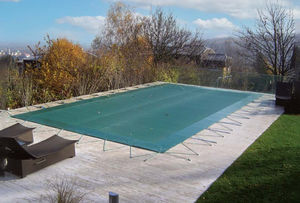 Poolabdeckung Stoff / Ösen