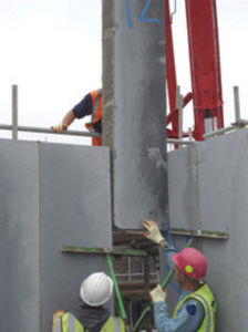 Fertigbau Element / Holz / Zink / Beton / Stahlbeton