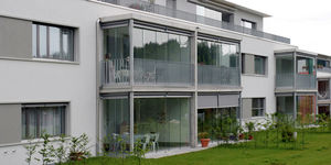 Glasschiebetür 1