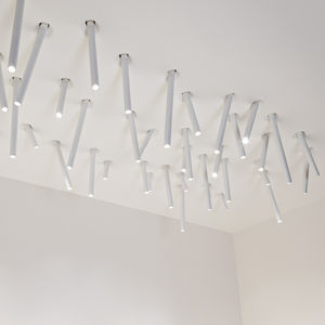 Leuchte für Deckeneinbau / Aufbau / LED / Rohr