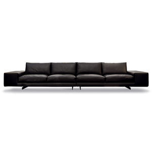 Modulsofa / modern / Leder / Stoff