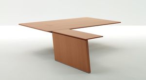 Multimedia-Schreibtisch / für Open Space / Laminat / modern