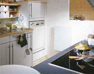 elektrischer Heizkörper / Vorderseite aus Hartglas / modern / Strahlung