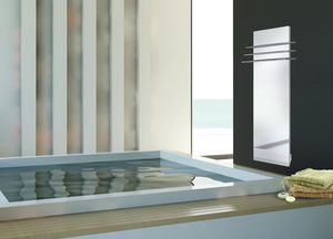 elektrischer Badheizkörper / Glas / modern / vertikal